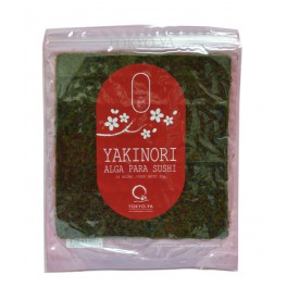 Alga Yakinori Taikoban 25 g, 10 hojas Alga Yakinori Taikoban 25 g, 10 hojas