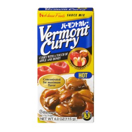 Curry Picante en Pastillas Vermont House Foods 125 g