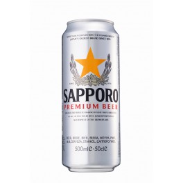 Cerveza Sapporo Lager Can 500ml Cerveza Sapporo Lager Can 500ml