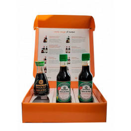 KIKKOMAN SHOYU MENOS SAL SET KIKKOMAN SHOYU MENOS SAL SET