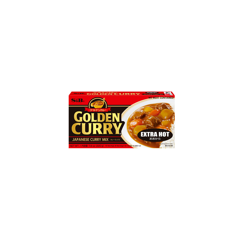 Curry Golden Muy Picante 220 g - TOKYO-YA, Líder en Alimentación Japonesa  al por Mayor y Menor