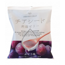 Gelatina de Konnyaku con Chía y Uva 165 g Gelatina de Konnyaku con Chía y Uva 165 g