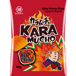 Patatas Fritas Onduladas Karamucho Hot Chili 60g Patatas Fritas Onduladas Karamucho Hot Chili 60g