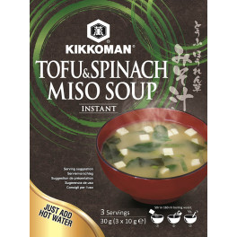 Sopa Miso Shiru Horenso Kikkoman 30g Sopa Miso Shiru Horenso Kikkoman 30g