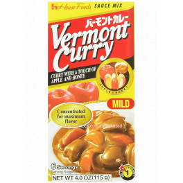 Pastillas de Curry Vermont Curry Amakuchi 115 g