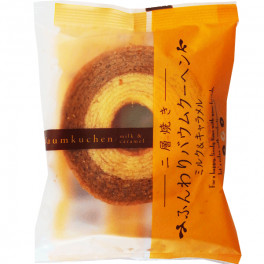 Bizcocho Baumkuchen Caramel Milk 60 g Bizcocho Baumkuchen Caramel Milk 60 g