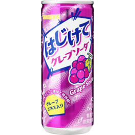 Refresco Hajikete Grape Soda 250 ml