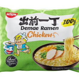 Fideos Ramen Demae Chicken, caldo Sabor a Pollo 100 g