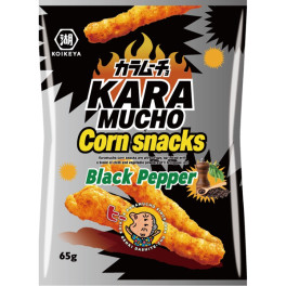 Palitos de Maíz Karamucho Corn Snacks Black Pepper 65 g Palitos de Maíz Karamucho Corn Snacks Black Pepper 65 g
