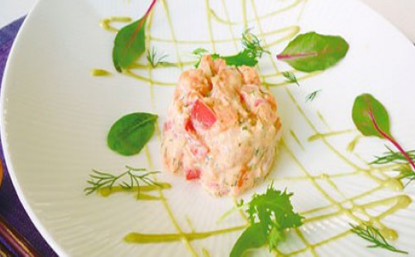 Tartar de Salmón al Wasabi