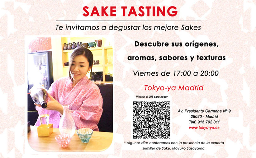 Sake Tasting en TOKYO-YA Madrid