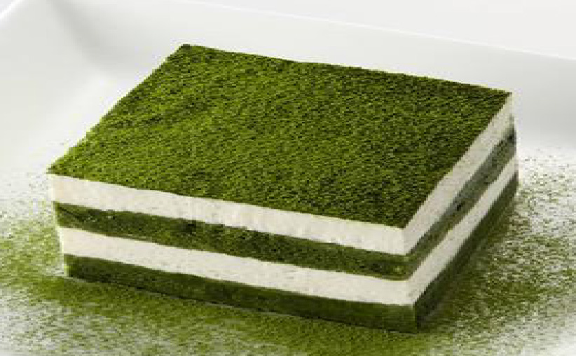 El Tiramisú de té verde matcha